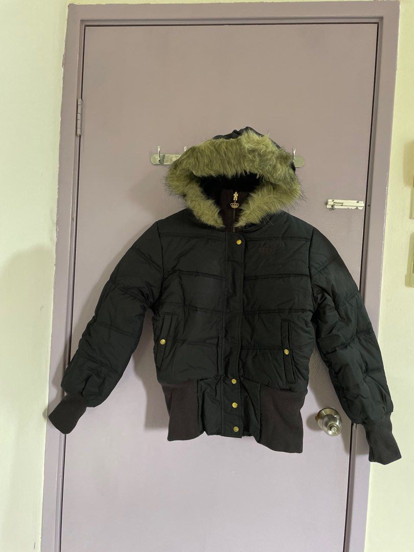 Authentic Adidas Missy Elliot Padded Jacket With Detachable Hood 