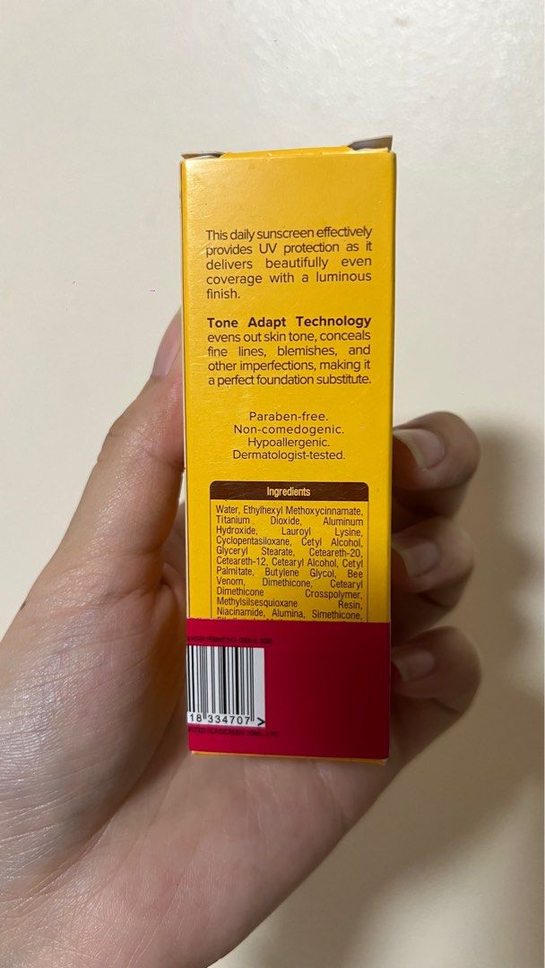 Belo Tinted Sunscreen (Category: Makeup) located in Baguio. Submitted by justadd2cart (Listing ID 1375943115, Image 3). Description: Sealed!!.
