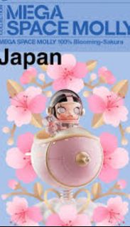 Mega Space Molly Blooming Japan Edition Sakura Popmart