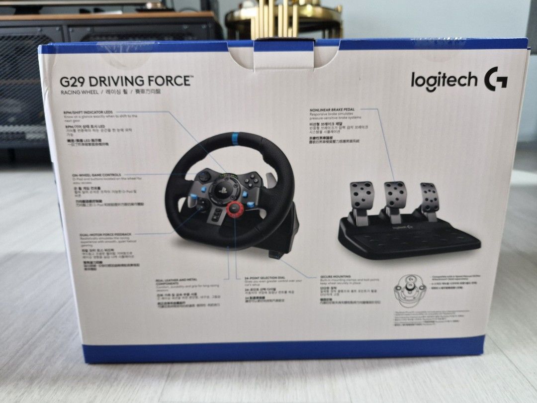 BRAND NEW!! Logitech G29 Driving Force Racing Steering Wheel + Shifter ( for PS3/PS4/PC )62863834532483112