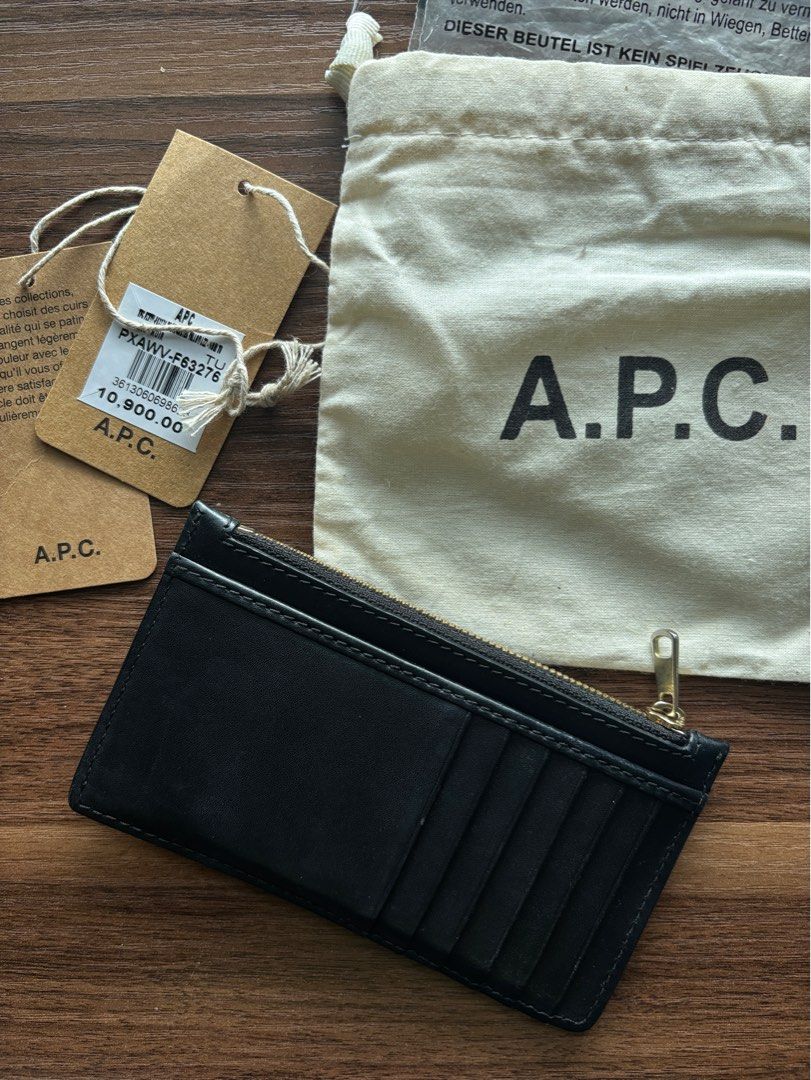 Card Holder | APC (Category: Luxury Bags & Wallets) located in Iloilo. Submitted by mn.067 (Listing ID 1375868457, Image 2). Description: - RFS: Not in use - Comes with dustbag and tag - Bought in Rockwell August 2024 for 10,900 - Only used for about a month.