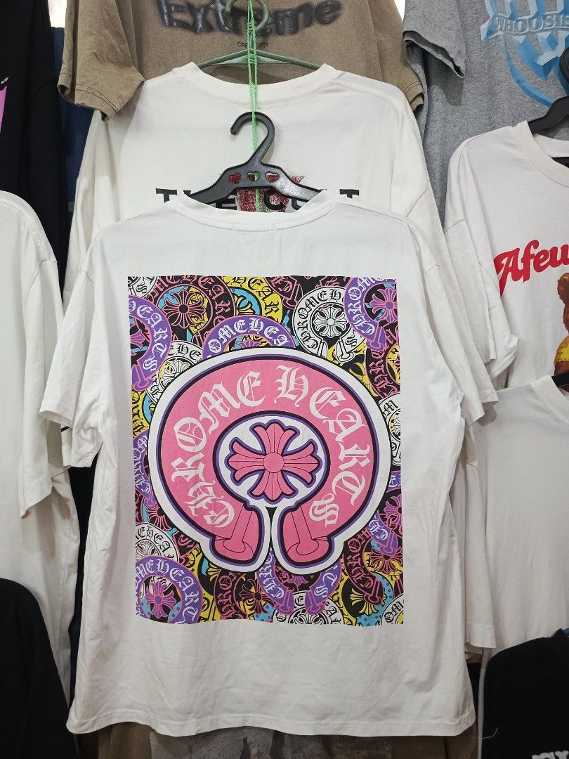 Chrome hearts (off) (Category: Tshirts & Polo Shirts ) located in Bulacan. Submitted by thrifted.master (Listing ID 1375933526, Image 1). Description: manipis lang tela Dimes: 24.5L x 21.5W Loc: Bulacan.