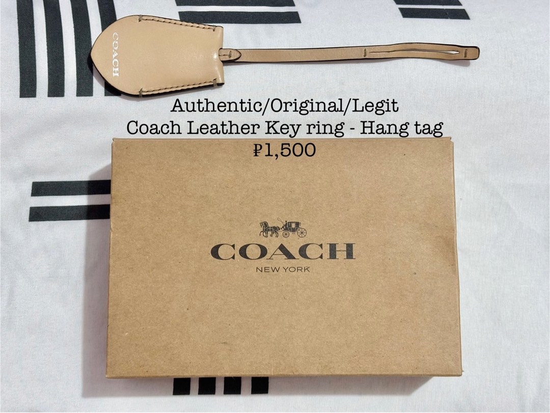 Coach Hang tag (Authentic/Original/Legit), Luxury, Bags & Wallets on ...