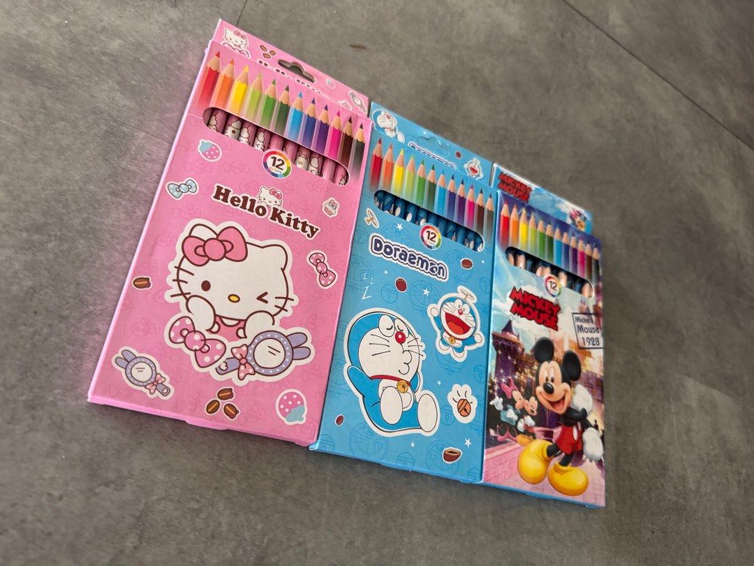 Disney Theme Colour Pencil set (Category: Infant Playtime) located in Singapore. Submitted by patrickkamsb (Listing ID 1375993018, Image 3). Description: 3 Version available 12 Color Cartoon Color Pencil *Package size: 20.5 x 9.5cm 12 Color Short color Pencil *Package size: 10.8 x 9cm *Popular choice for kids birthday goodie bag gift, Children’s Specification Stock, Minimum Order 10 sets Description Day, Party gift *Cute design and high quality *