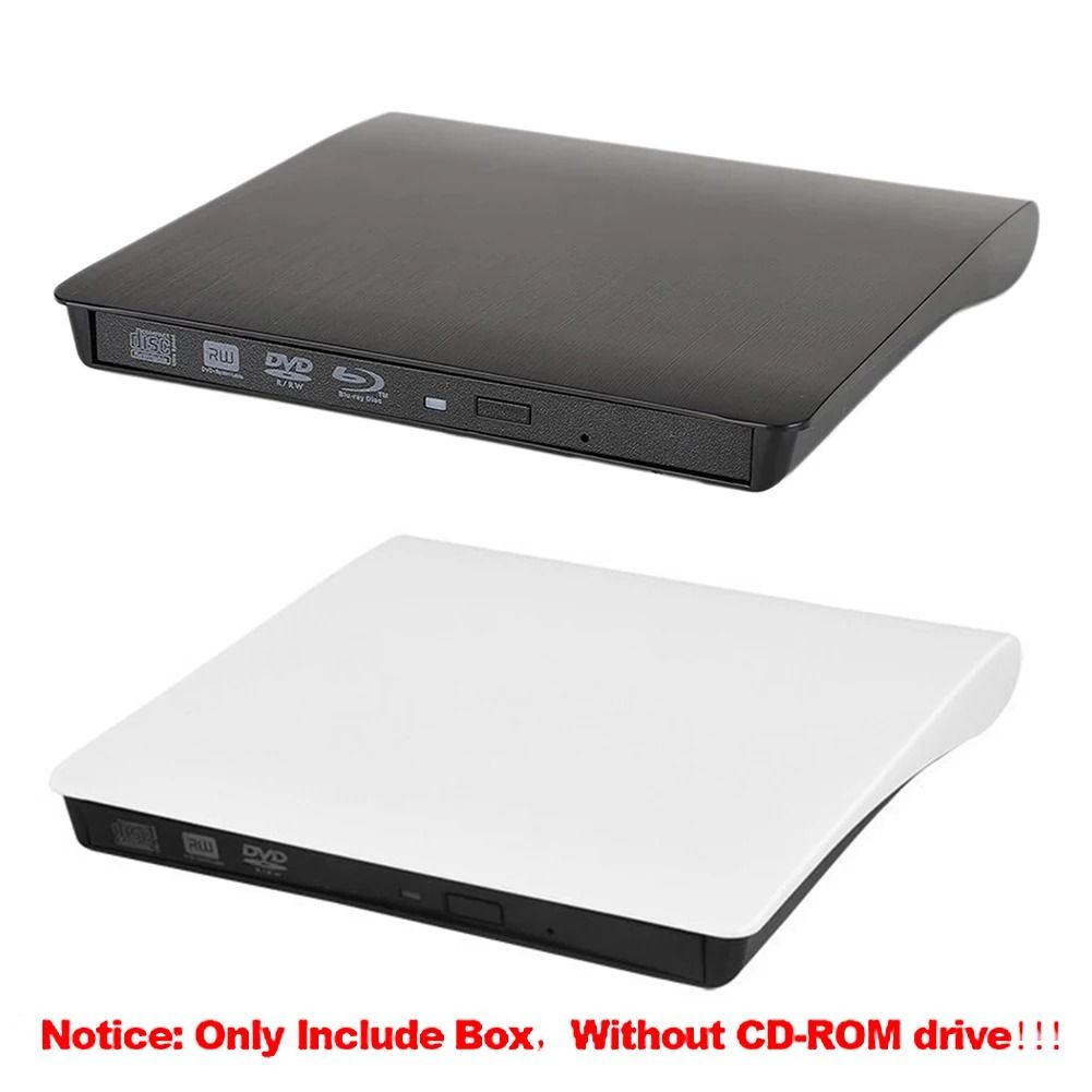 DVD CD-ROM RW Optical Drives USB 3.0 SATA External Enclosure for Laptop ...
