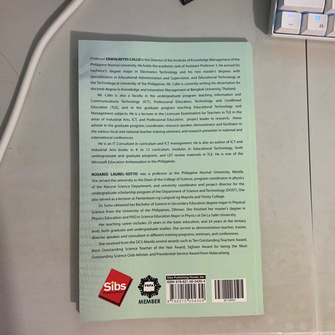 Empowerement Technologies SHS Book (Category: Textbooks) located in Angeles City. Submitted by nardfits (Listing ID 1375940279, Image 2). Description: Mop Gcash Shipped Thru J&T Express Loc: Angeles City , Pampanga 📍 Add Shipping fee ₱54-100 depends on location.