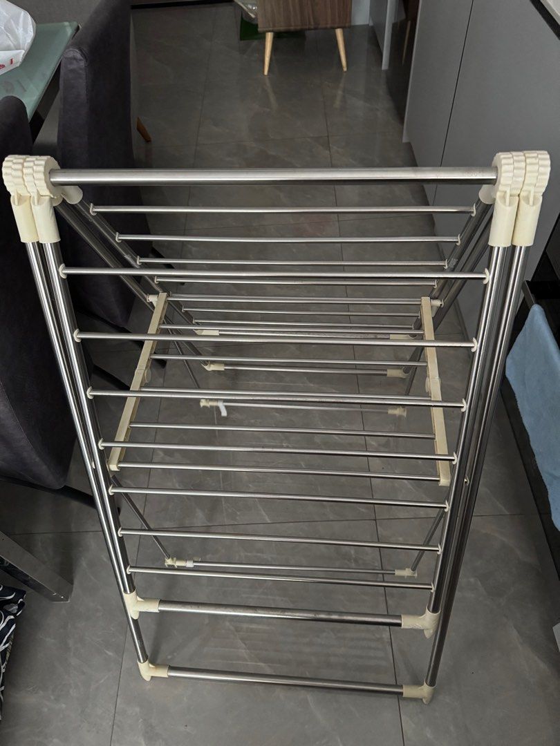 Foldable Stainless Steel Clothes Drying Rack