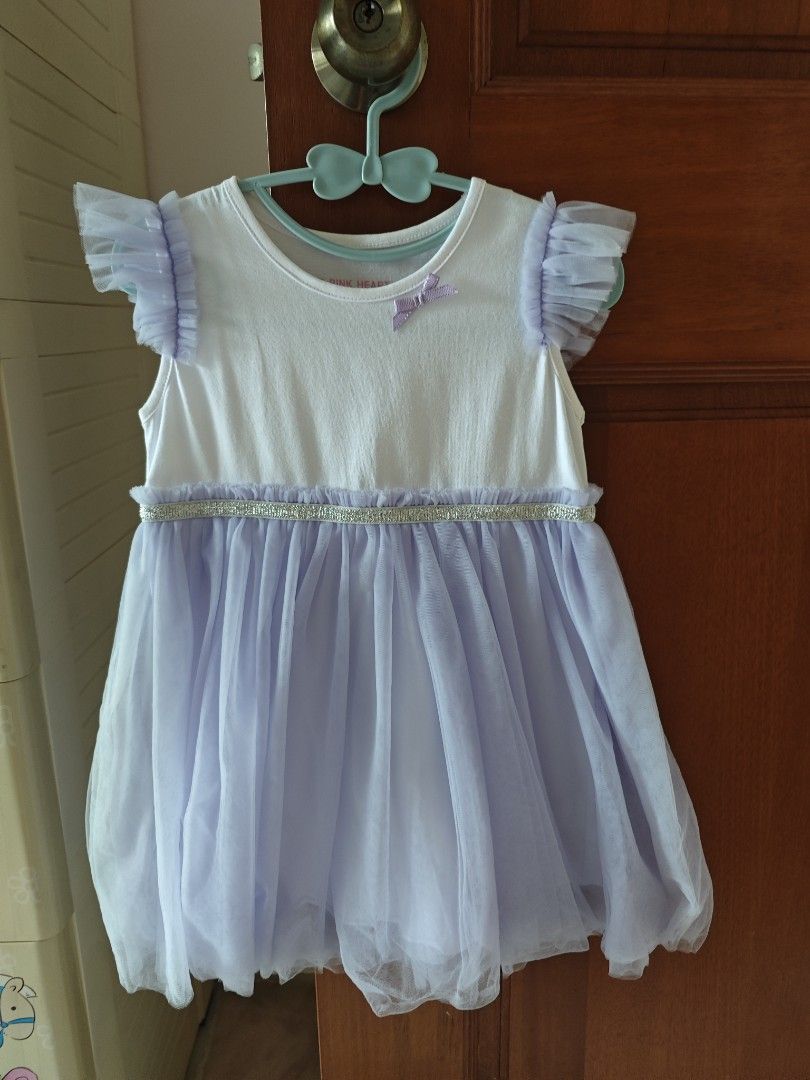 Girl Dress (Category: Babies & Kids Fashion) located in Singapore. Submitted by lotsa_things (Listing ID 1375850423, Image 1). Description: Worn 2x only From Kiddy palace.