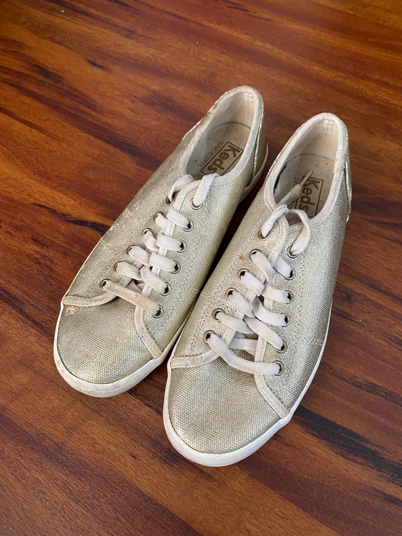 Glitter Gold Keds Sneaker