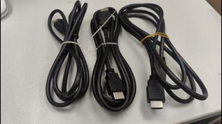 Cable HDMI, 3 unidades, aproximadamente 1,5 m