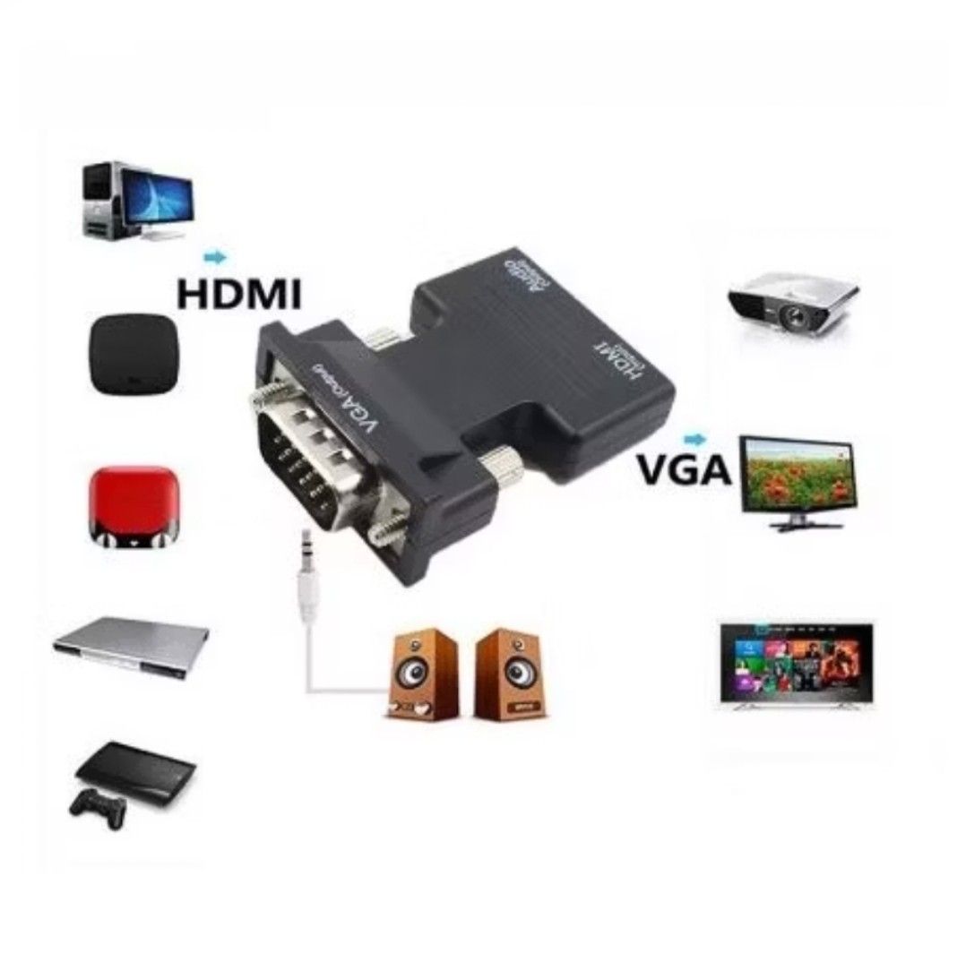 HDMI female to VGA male Audio Cable Video Converter Adapter62863060097795113