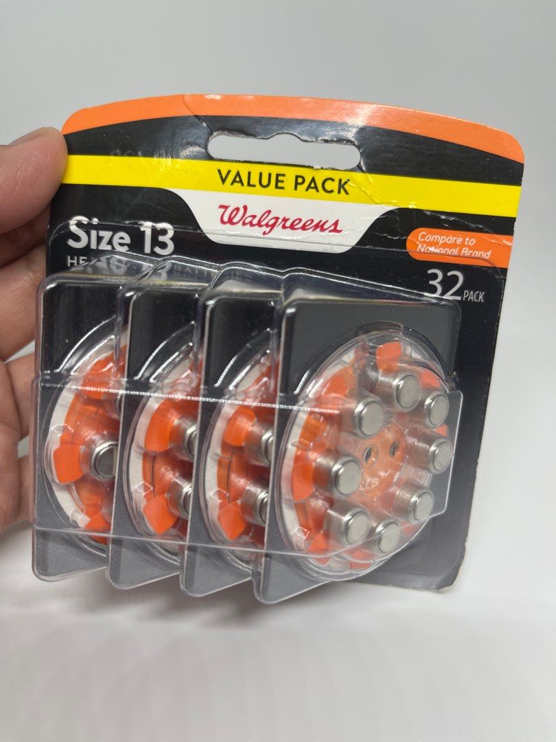 Hearing Aid Batteries (Category: Visual & Hearing Aids) located in Quezon City. Submitted by aimcharm17 (Listing ID 1375887988, Image 2). Description: From USA Hearing Aid Betteries • 8pcs - 200php • 32pcs - 400php.