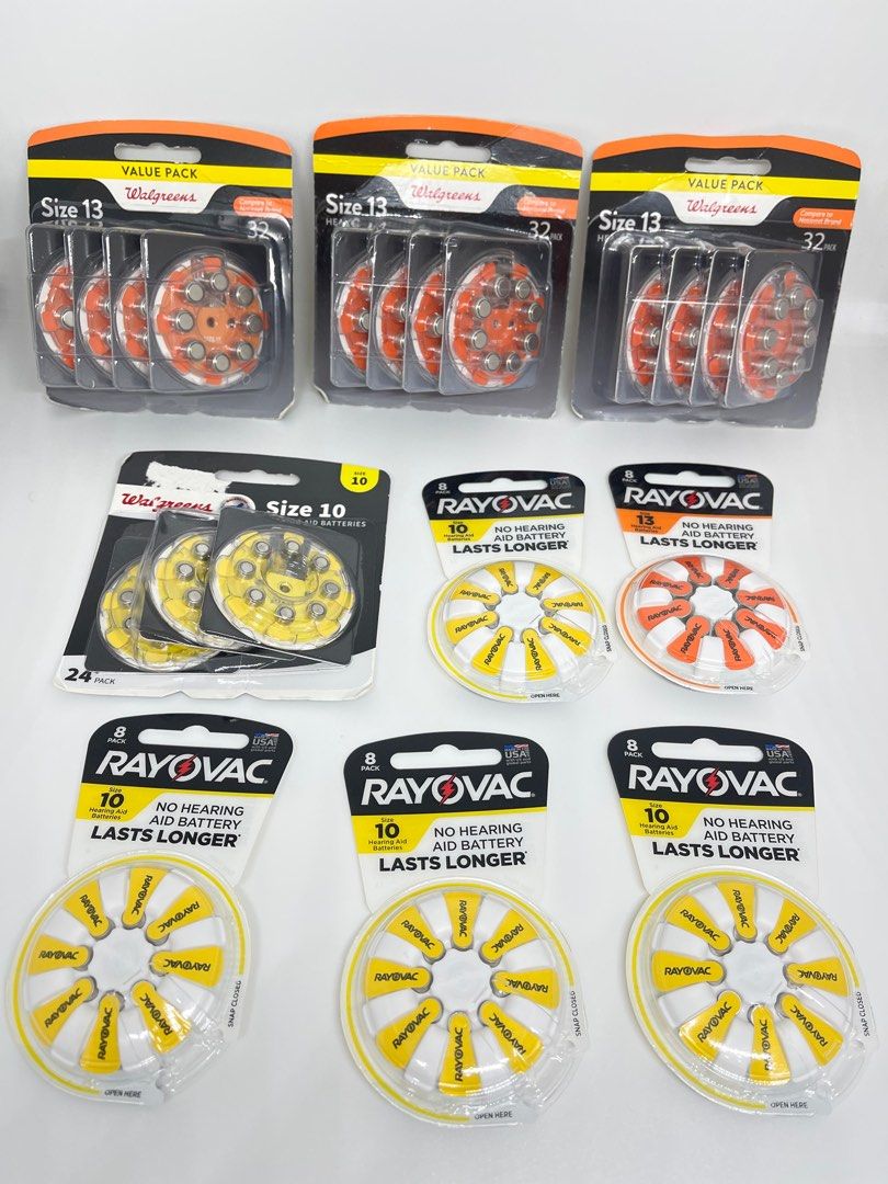Hearing Aid Batteries (Category: Visual & Hearing Aids) located in Quezon City. Submitted by aimcharm17 (Listing ID 1375887988, Image 1). Description: From USA Hearing Aid Betteries • 8pcs - 200php • 32pcs - 400php.