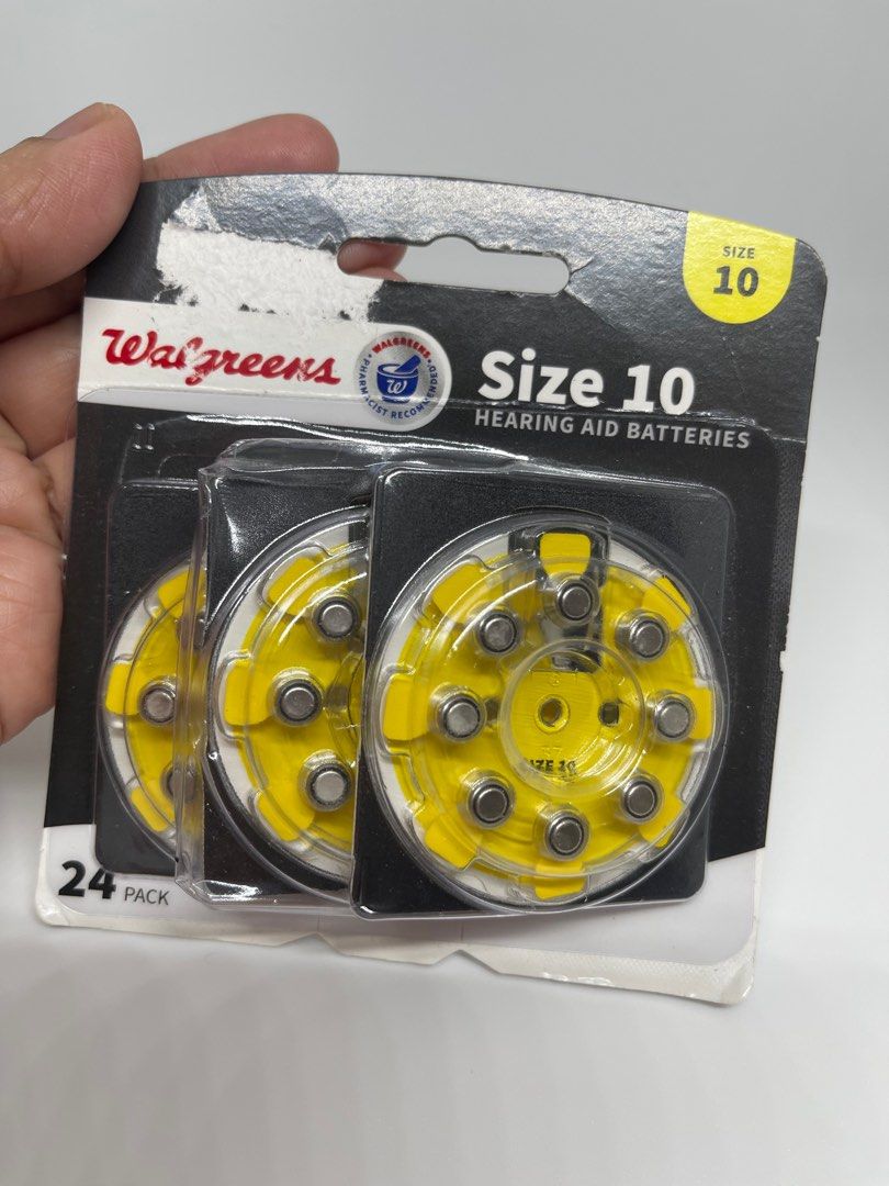 Hearing Aid Batteries (Category: Visual & Hearing Aids) located in Quezon City. Submitted by aimcharm17 (Listing ID 1375887988, Image 3). Description: From USA Hearing Aid Betteries • 8pcs - 200php • 32pcs - 400php.