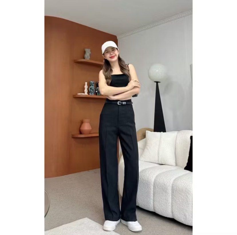 Highfivedenim Black trouser (Category: Other Bottoms) located in Caloocan City. Submitted by declutterbyA (Listing ID 1375877511, Image 1). Description: Last price posted Size: medium on tag ( 26-27) Worn once.