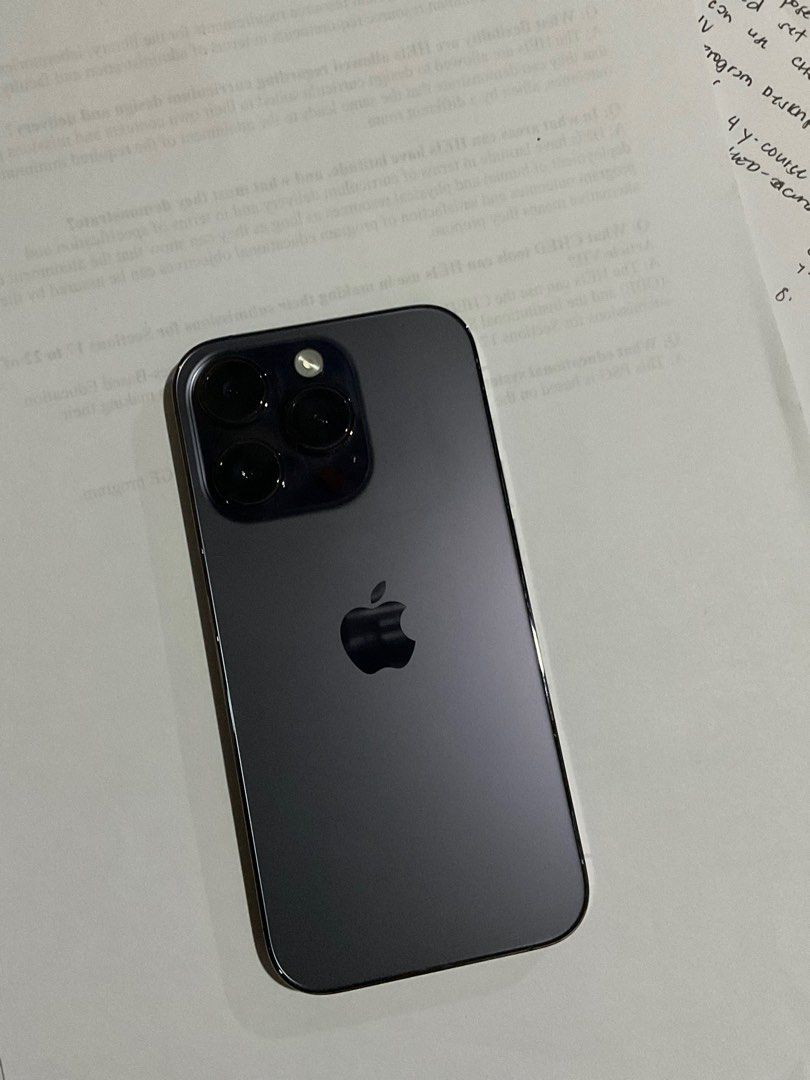 iphone 14 pro trade/sale (Category: iPhone 14 Series) located in Zamboanga. Submitted by foreverwithwon (Listing ID 1375948765, Image 3). Description: TRADE TO HIGHER MODEL (15/16 pro) factory unlocked 95 batt health true tone & face id working no hidden issue no history of repair unit case charger .