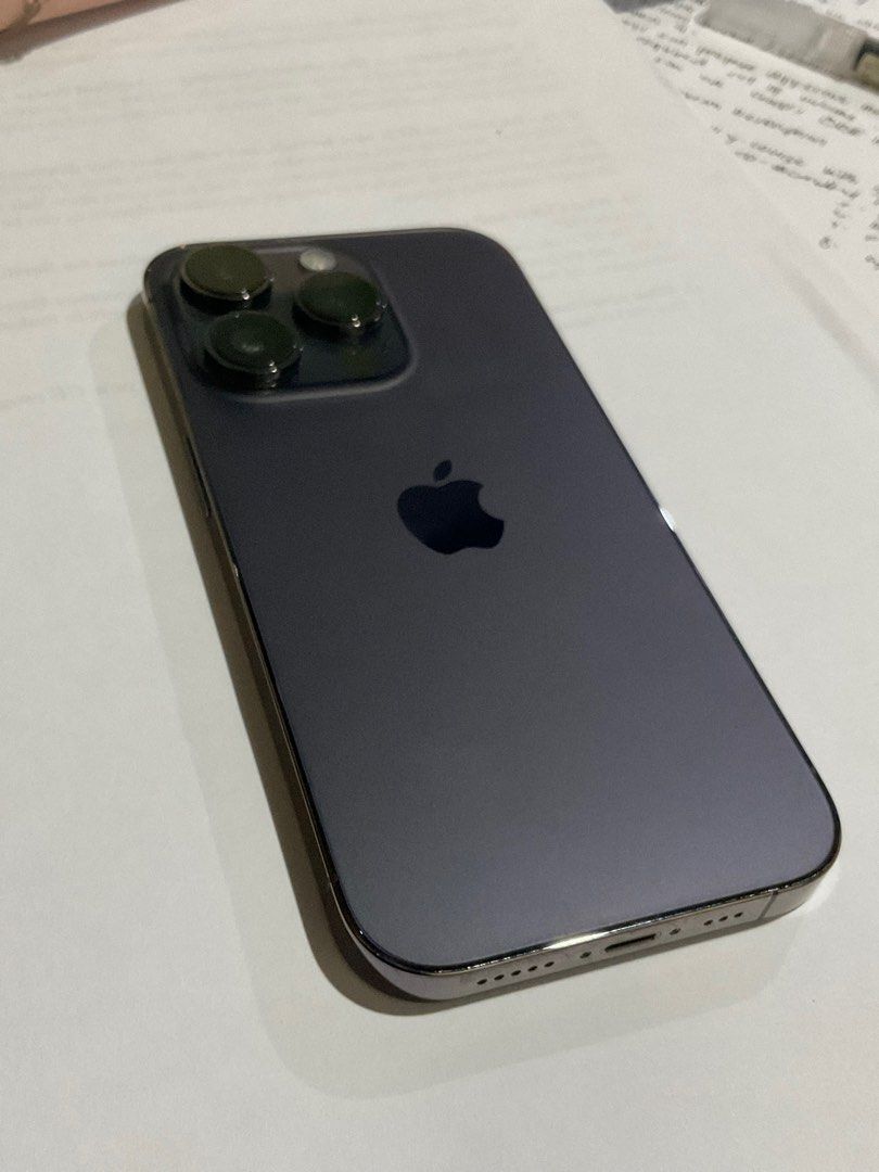 iphone 14 pro trade/sale (Category: iPhone 14 Series) located in Zamboanga. Submitted by foreverwithwon (Listing ID 1375948765, Image 1). Description: TRADE TO HIGHER MODEL (15/16 pro) factory unlocked 95 batt health true tone & face id working no hidden issue no history of repair unit case charger .