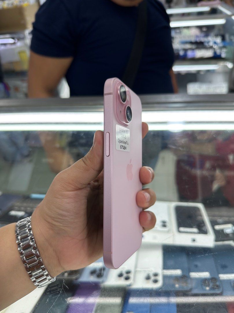 Iphone 15 128gb 87% batt FU W/ one dent (Category: iPhone 15 Series) located in San Juan City. Submitted by javedsgadgetshop (Listing ID 1375918067, Image 2). Description: INSTALLMENT OPTIONS : SPAY LATER / GGIVES / CREDIT CARD! WE BUY AND SELL SO PWEDE MAGBINTA OR SWAP ! Quick Specs : Iphone 15 (w/ one dent) •128gb •NTC Variant •87% batt health •Factory Unlock •95% Smoothness •No hidden issue | No Repaired •100% Authentic | Not Refurbished •w/ O