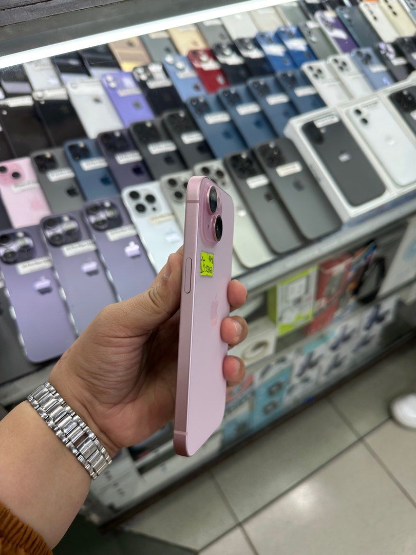 Iphone 15 128gb 96% batt FU NTC (Category: iPhone 15 Series) located in San Juan City. Submitted by javedsgadgetshop (Listing ID 1375919764, Image 2). Description: INSTALLMENT OPTIONS : SPAY LATER / GGIVES / CREDIT CARD! WE BUY AND SELL SO PWEDE MAGBINTA OR SWAP ! Quick Specs : Iphone 15 •128gb •NTC Variant •96% batt health •Factory Unlock •95% Smoothness •No hidden issue | No Repaired •100% Authentic | Not Refurbished •w/ OEM Charger & store war
