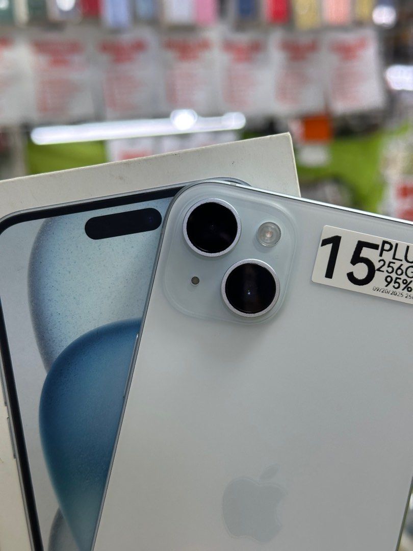 iPhone 15 Plus 256GB Factory Unlock No Issue (Category: iPhone 15 Series) located in Pasig City. Submitted by FarAndRayShop (Listing ID 1375868039, Image 2). Description: OPEN FOR SWAP/SELLING/BUYING (RFS: Buy and Sell) Price: 36,999 iPhone 15 Plus 256GB •FACTORY UNLOCK •NO HIDDEN ISSUES •TEST TO SAWA •Authentic Phone Physical store in Greenhills Shopping Center XC-07 Stall Number Look For Rayray Or Anika NO CASH INSTALLMENT We are open also for 