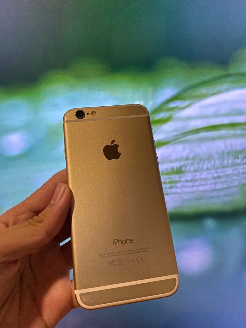 iPhone 6 16GB (Category: iPhone 6 Series) located in Davao. Submitted by rafaelcost21958 (Listing ID 1375861224, Image 3). Description: Please manage your expectation and buy your own risk‼️ iPhone 6 16GB in Gold, battery health is 100%. Unit is currently WI-FI USED since sim is locked to Japan (Need Openline/ GPP Chip). Expect that there’s some scratches due to usage (doesn’t affect its performance). Issue: - Fingerprint doesn’t work anymore. In