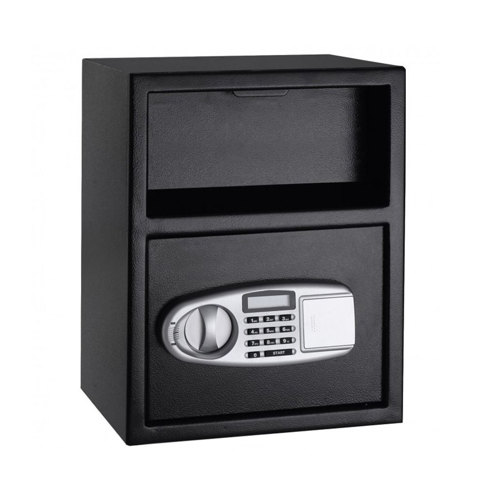 iSAFE Electronic Digital Drop deposit Safe (Category: Safe) located in Taguig. Submitted by costuless.taguig (Listing ID 1375938497, Image 2). Description: Item Code: iSFN-45DS SALE PRICE: ₱5,599.00 Note: Price may change without prior notice. iSAFE Electronic Digital Drop deposit Safe is designed with a delivery port which has a saw-tooth edge tilting baffle to prevent thieves and protect your valuables. This front load safe box is perfect for t