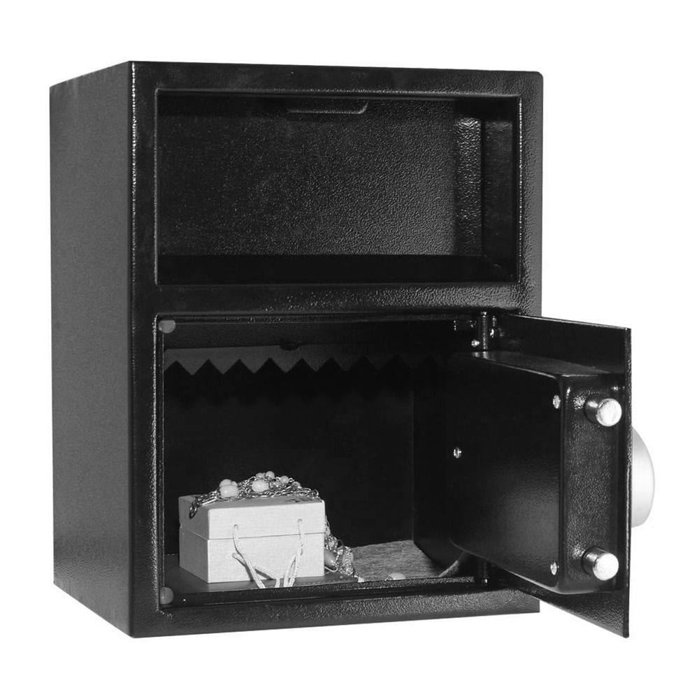 iSAFE Electronic Digital Drop deposit Safe (Category: Safe) located in Makati City. Submitted by costuless_inc. (Listing ID 1375938524, Image 3). Description: Item Code: iSFN-45DS SALE PRICE: ₱5,599.00 Note: Price may change without prior notice. iSAFE Electronic Digital Drop deposit Safe is designed with a delivery port which has a saw-tooth edge tilting baffle to prevent thieves and protect your valuables. This front load safe box is perfect fo