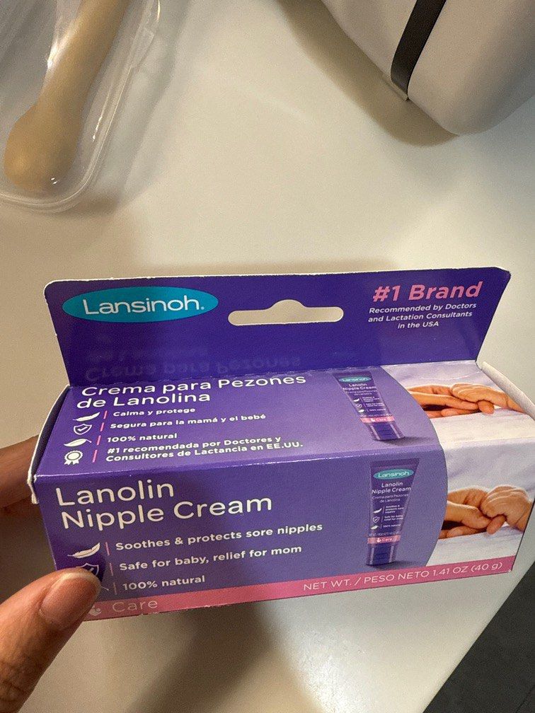 Lasinoh Lanolin Nipple Cream 40g (Category: Maternity Care) located in Singapore. Submitted by paigemic (Listing ID 1375876201, Image 2). Description: Lasinoh Lanolin Nipple Cream 40g Exp September 2026.