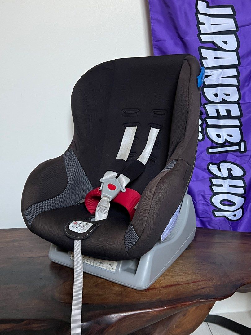 LEAMAN CAR SEAT (Category: Car Seats) located in Bacoor. Submitted by japanbeibishop (Listing ID 1375856823, Image 1). Description: CAR SEAT/ CARMATE/ CHILD CAR SEAT Brand: MUM’S CARRY-JAPAN ▫️Color: Black/Red ▫️4 positions reclining seat with infant insert ▫️5 point adjustable safety harness ▫️Front or rear facing ▫️Long usage- Suitable for newborn to 7 years of age ✅Clean,sanitized and ready to use ✅Excellent condition ▫️PRE-OWNED. Actual & det