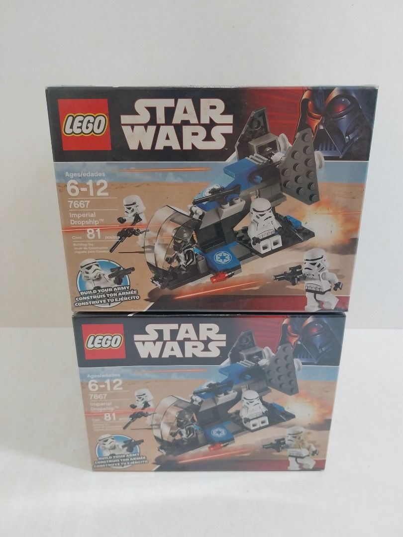 LEGO 7667 Star Wars Imperial Dropship 帝國運輸機 $2400，10盒一併出售, 興趣及遊戲, 玩具 ...