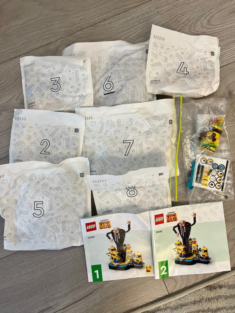 75582 LEGO - 75582 Brick-Built Gru and Minions (Minions), 興趣及遊戲, 玩具 & 遊戲類 ...