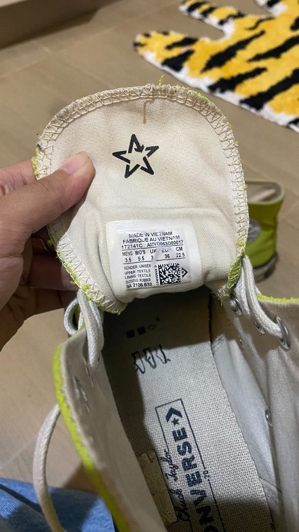 Lime NCT K-Pop Green High Top Converse