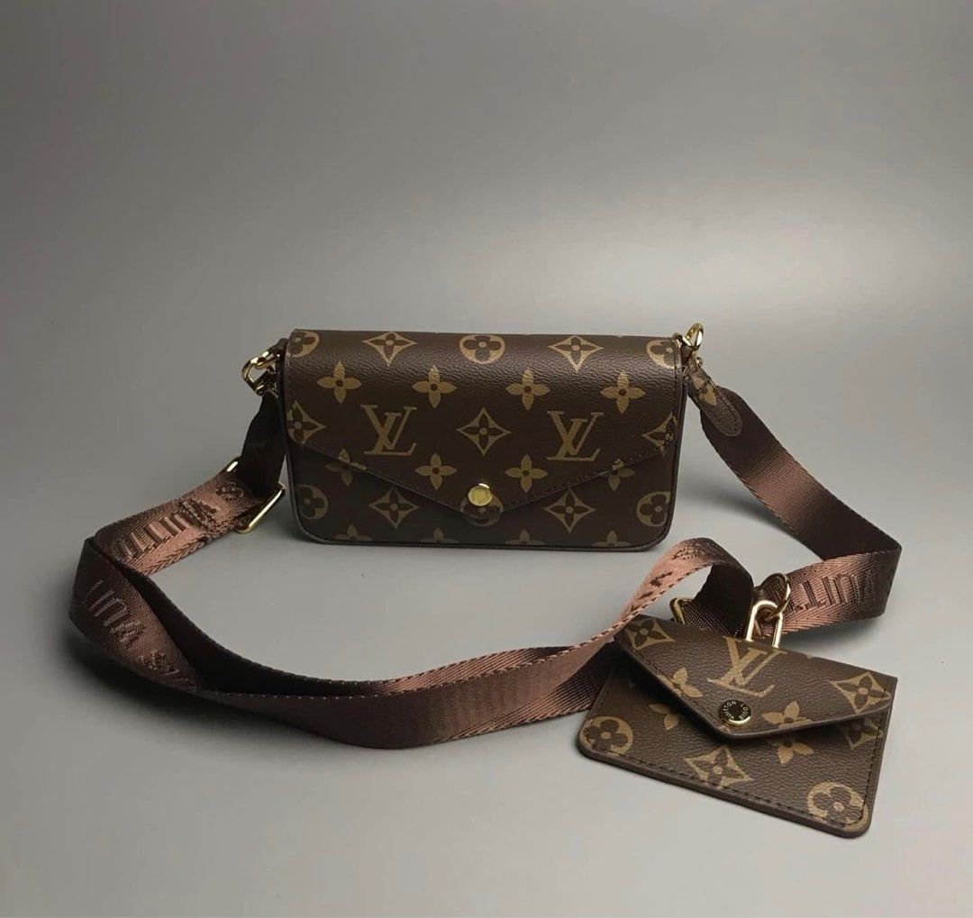 LV Felicie go strap (Category: Luxury Bags & Wallets) located in San Pedro. Submitted by vennizventura (Listing ID 1376016401, Image 1). Description: This is the actual photo Thrifted. Like new.