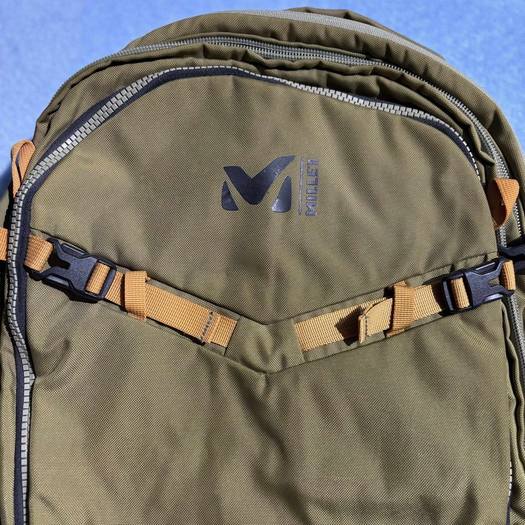 MILLET EIGER 25 BACKPACK (Category: Backpacks) located in Guagua. Submitted by sweetboyy (Listing ID 1375896014, Image 2). Description: MILLET EIGER 25 BACKPACK 3 INNER POCKETS / 4 ZIP POCKETS HEIGHTAPPROXIMATELY 54CM WIDTH APPROXIMATELY 36CM GUSSET APPROXIMATELY 12CM.