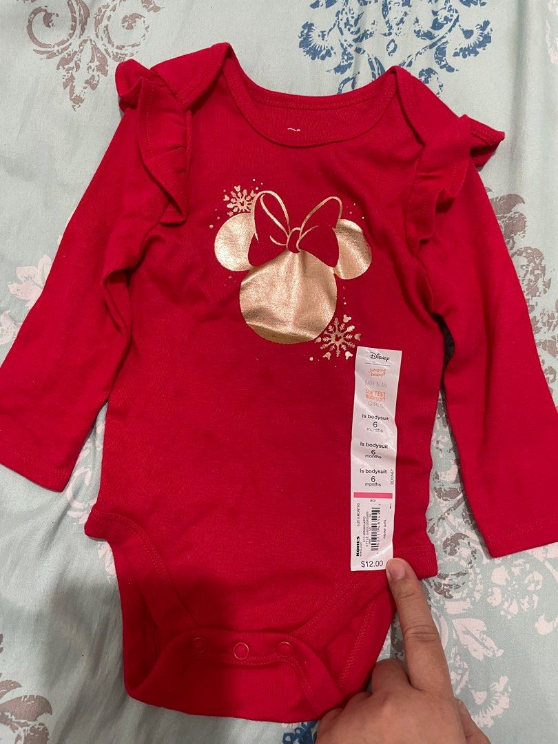 Minnie Body Suit 6 months (Category: Babies & Kids Fashion) located in Guagua. Submitted by paudf (Listing ID 1375927775, Image 1). Description: Brand new from USA.