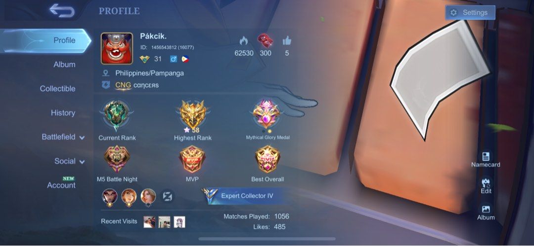 ML Account FS (Category: Game Gift Cards & Accounts) located in Manila. Submitted by aj.light (Listing ID 1376003980, Image 1). Description: Price is Negotiable Naka set na email Payment first or G ako sa sikat na MM basta shoulder fee mo.