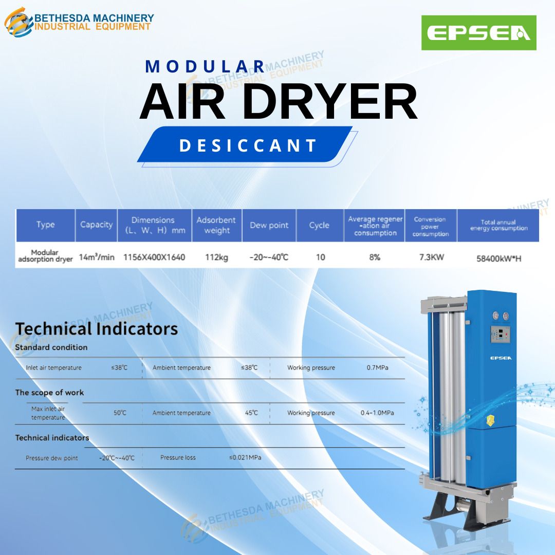 Modular Air Dryer Epsea EQM-105 Mesin Pengering Udara Kompresor ...