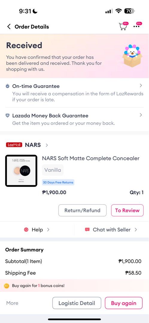 NARS Soft Matte Complete Concealer (Category: Makeup) located in Cabanatuan. Submitted by jaycapatrisha (Listing ID 1375847810, Image 3). Description: Swatched only!!! Complete with box. Bought from the 💙 app. RFS: Too light for my skintone. Shade: Vanilla PM for more photos. 😊.