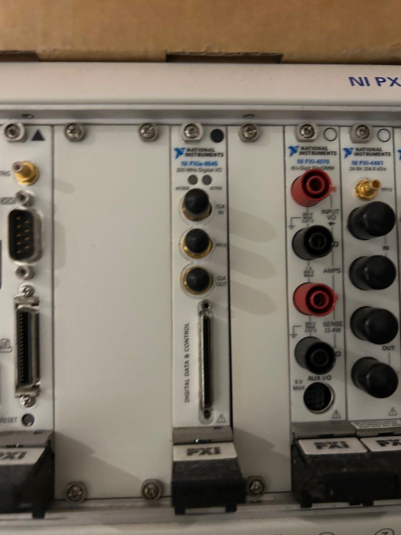 National Instruments NI PXIe-6545 200 MHz Digital I/O Input Output (Category: Office & Business Technology) located in Singapore. Submitted by jrayjray (Listing ID 1376015162, Image 1). Description: National Instruments NI PXIe-6545 200 MHz Digital I/O Input Output .