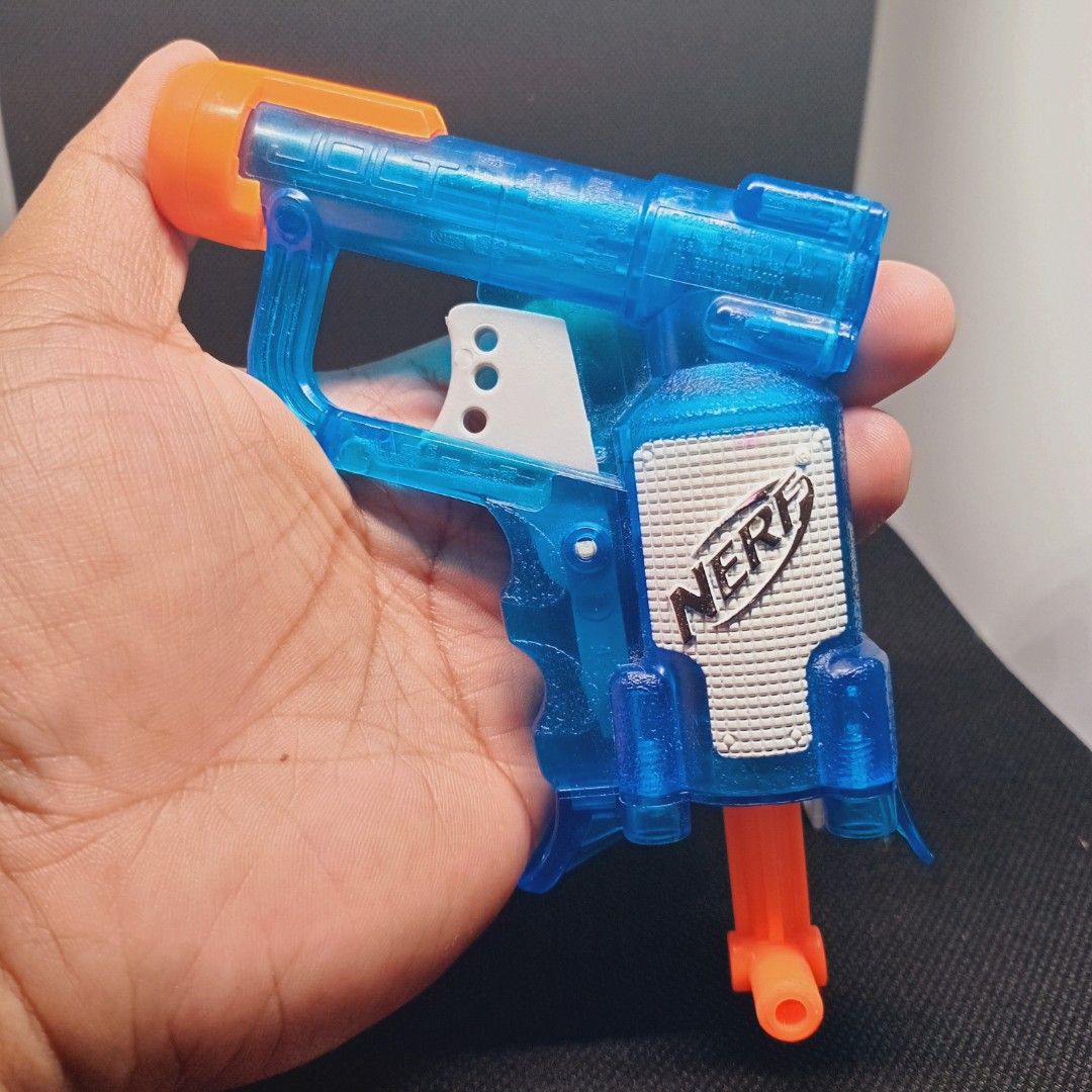 Nerf N-Strike Elite Jolt Blaster (Blue) (Category: Action & Battle Toys) located in Pasig City. Submitted by akindzshop (Listing ID 1375895531, Image 2). Description: .