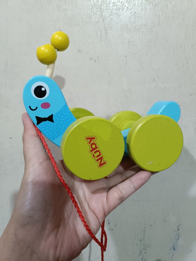 Nuby wooden pull toy (Category: Infant Playtime) located in Iligan City. Submitted by shehabdor98515 (Listing ID 1375945206, Image 1). Description: what you see is what you get♥️.