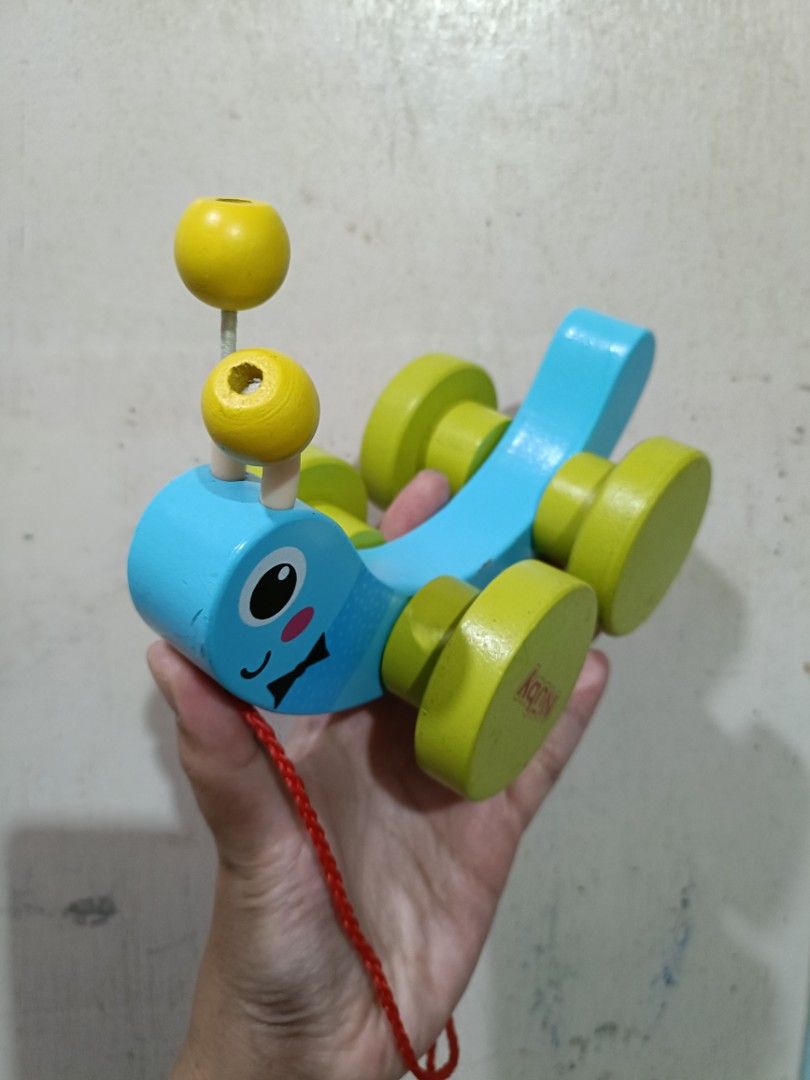 Nuby wooden pull toy (Category: Infant Playtime) located in Iligan City. Submitted by shehabdor98515 (Listing ID 1375945206, Image 2). Description: what you see is what you get♥️.