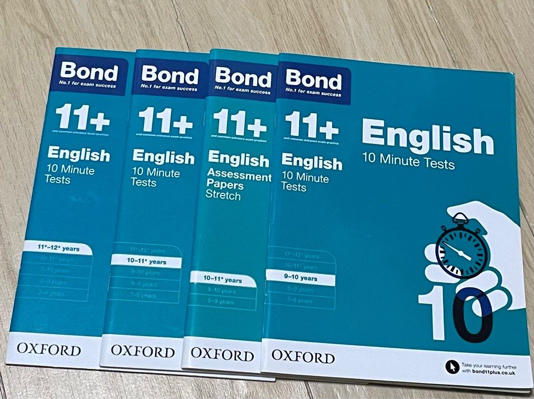 英語　Oxford Bond 11+ for10-11years 8冊　未使用品 Bond 11+: English Focus on Writing (for GL Assessment \u0026 other 11