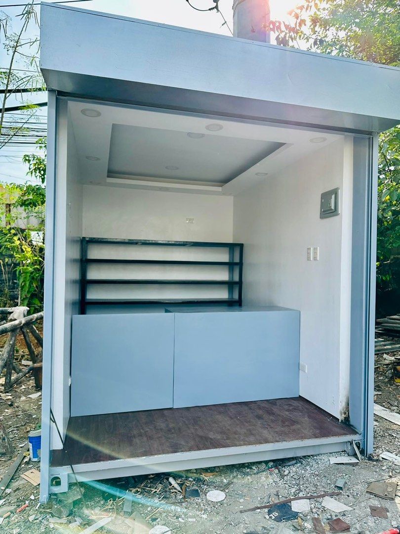 Prefab Shop (Category: Construction & Building Materials) located in Manila. Submitted by rhwrx4pfdt08095 (Listing ID 1375937735, Image 2). Description: Containerized Shop 3m x 2.4m.