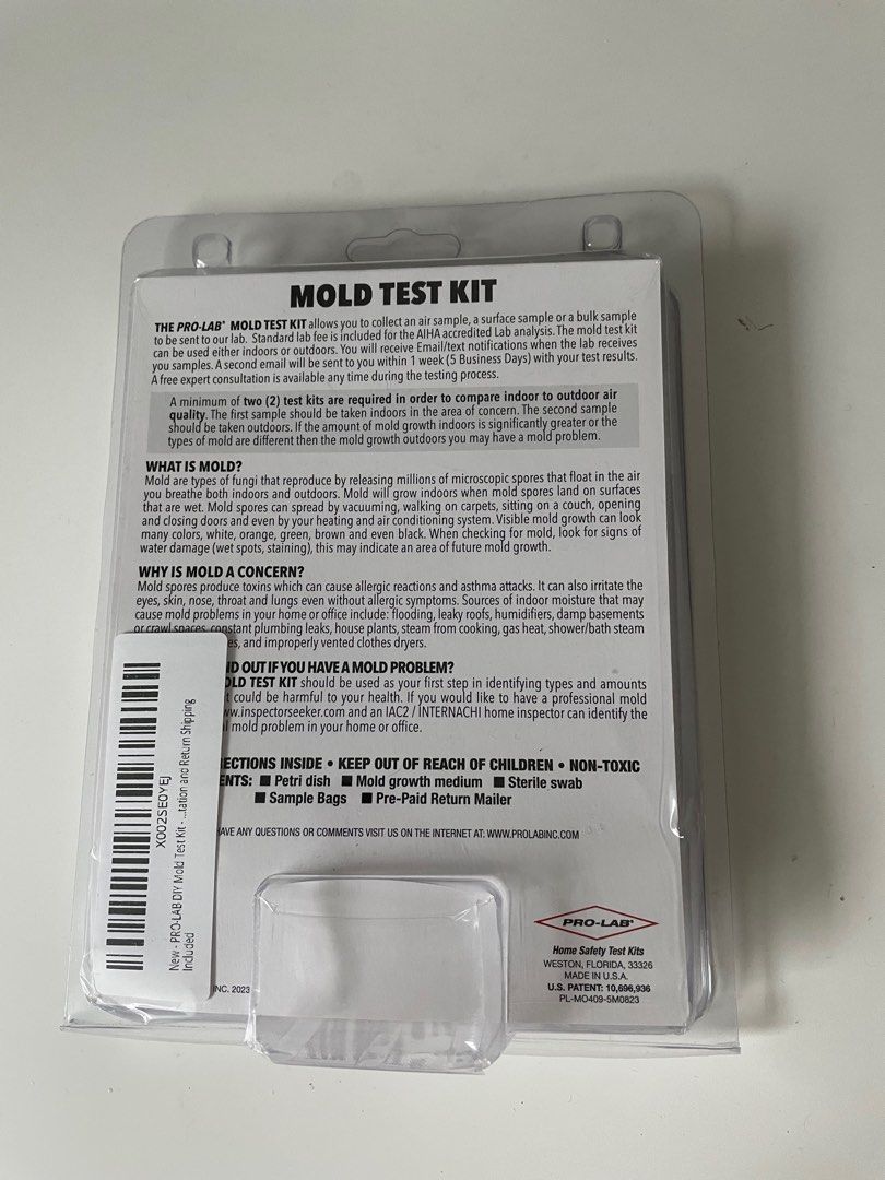 Prolab Mod Kit Types Mold Pro-lab mold test kit (petri dish and swab) worth $80, Everything Else ...