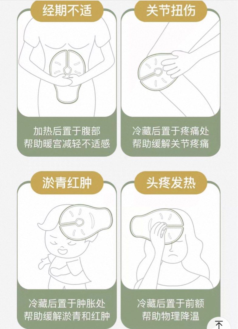 Reusable Gel Pack for Pain Relief (Category: Medical Supplies & Tools) located in Singapore. Submitted by hi_me (Listing ID 1375856672, Image 3). Description: .