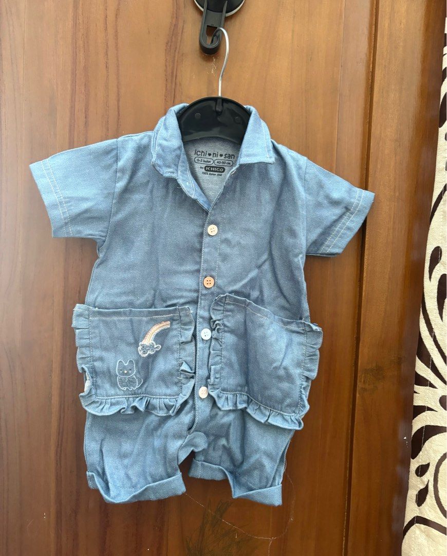 Romper jeans bayi 0-3 bulan (NEW)