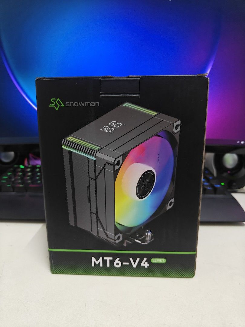 [Discount Voucher] Snowman MT6 - V4 6 Heat Pipes Tower ARGB CPU Cooler ...