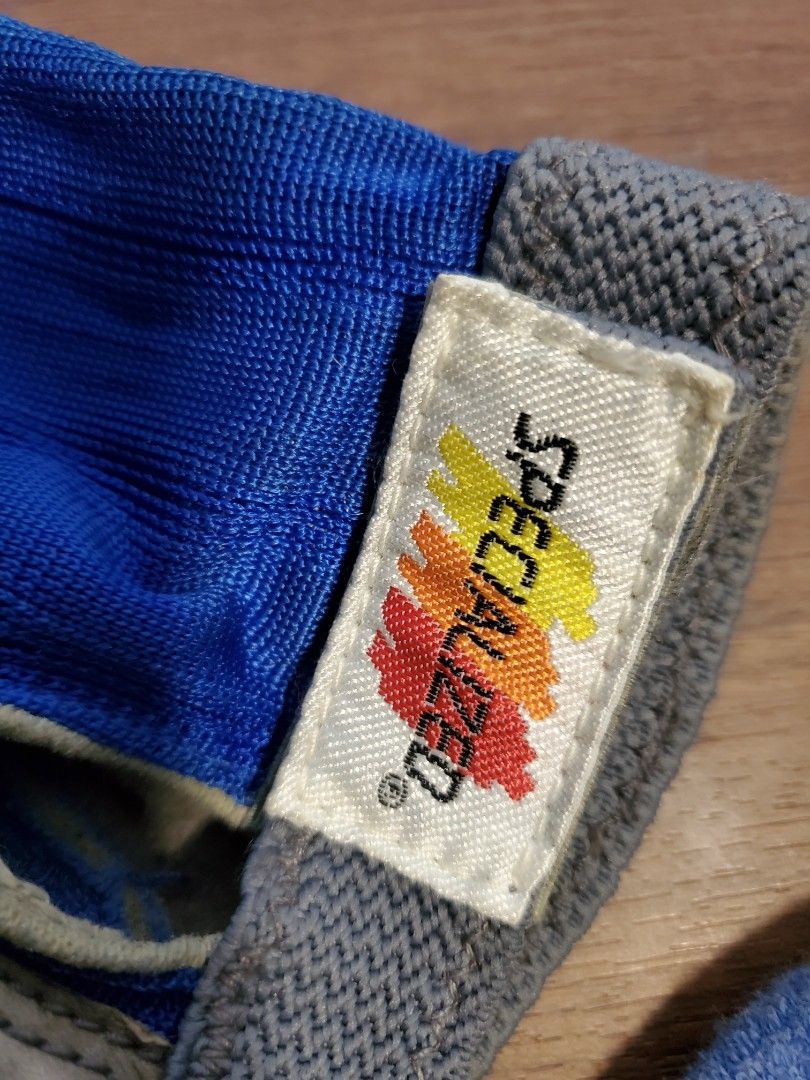 Specialized Cycling Gloves (Category: Parts & Accessories) located in Singapore. Submitted by easterntigerboo (Listing ID 1375889530, Image 2). Description: Blue and grey cycling gloves. Leather and mesh construction. Velcro wrist closure. Good for cycling and sports. Some wear..