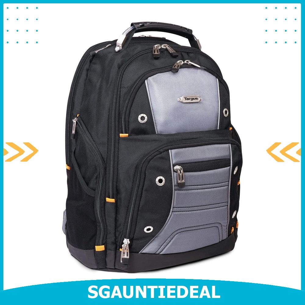 Targus Drifter II Backpack for 17-Inch Laptop, Black/Gray